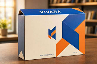 design creative box, pouch and label packaging design