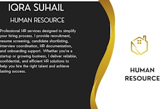 hr consulting, recruitment, resume screening, and HR suppor