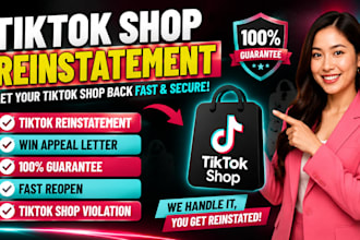 do tiktok shop reinstatement write appeal letter fix tiktok suspension violation