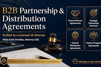write a legally binding channel distribution agreement