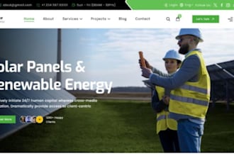 build squarespace solar installer website renewable energy quote leads website