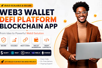 build a scalable web3 wallet defi platform and blockchain app