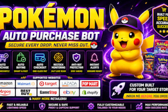auto purchase bot auto buying bot pokemon bot walmart bot amazon bot target bot