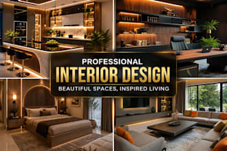 3d interior kitchen design, office design, bedroom design, living room design