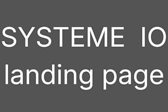 design stunning systeme io landing page