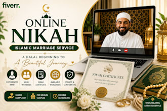conduct your online nikah with imam and nikah certificate