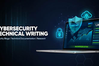 write cybersecurity articles blogs and technical content