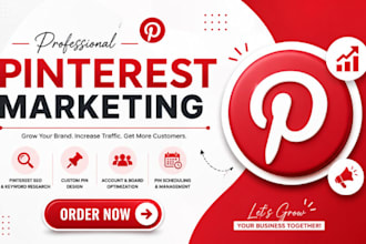 be your pinterest marketing manager for business growth
