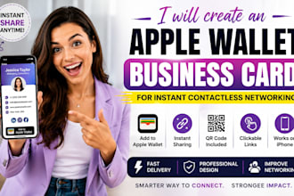 create an apple wallet business card for instant contactless networking