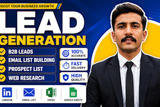 b2b lead generation and prospect list building
