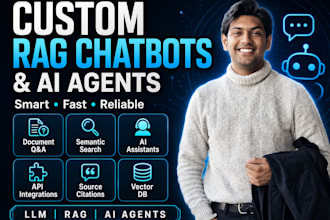 build custom rag chatbots, llm apps and ai agents