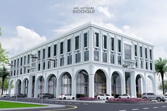 do photorealistic 3d rendering for your building design