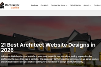 design wix architect website architecture portfolio construction website