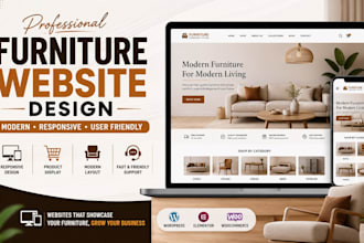 design furniture website for businesses