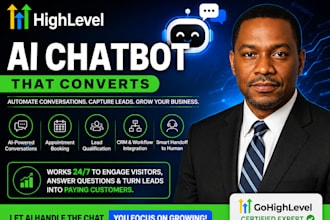 be your ghl expert for funnels, automation, ai chatbots and CRM