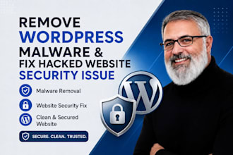 remove wordpress malware and fix hacked website security issue
