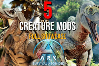create custom ark survival ascended mods ark creatutre mods unreal engine