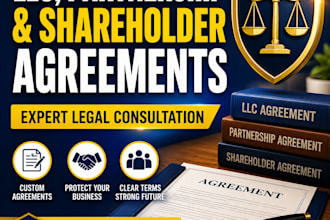 draft llc partnership shareholder agreements for your business