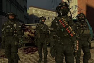create custom gmod player model, maps, weapons for garrys mod