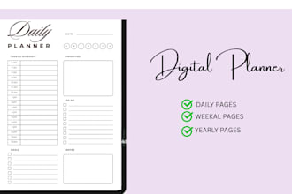 design custom daily planner