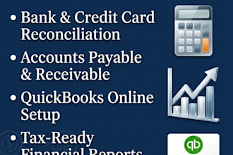 do bookkeeping and bank reconciliation for US businesses