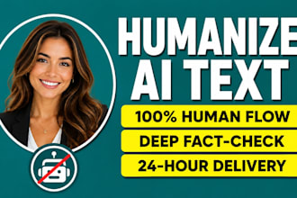 humanize rewrite and fact check your ai content