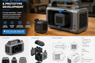 design your product for 3d printing and prototype development
