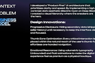 design a stunning pitch deck or presentation in figma