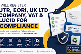 register utr eori uk ltd company vat registration and lucid for compliance