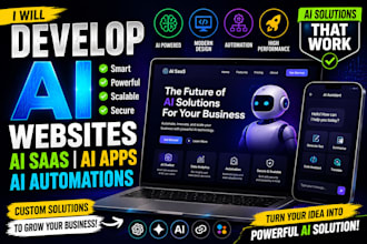 develop ai websites, ai saas, ai apps, ai automations