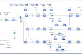 anylogic simulation model development