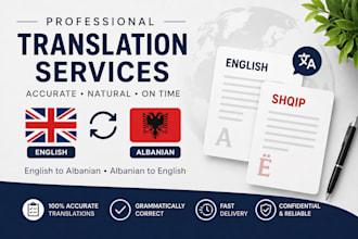 translate english to albanian and albanian to english