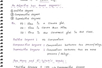 create neat and readable handwritten notes