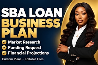 write an sba loan business plan with financial projections
