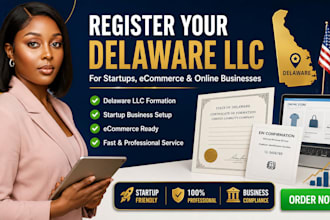 register your delaware llc for startups, ecommerce and online business