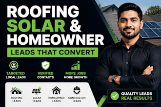provide verified solar leads, roofing leads and other homeowners leads list