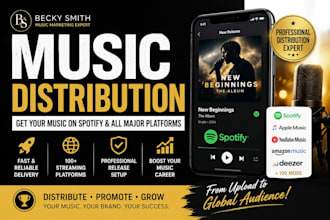distribute your music to spotify and major streaming platforms