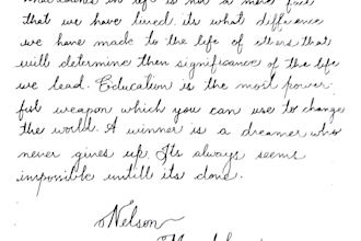 handwrite any text in beautiful cursive writing