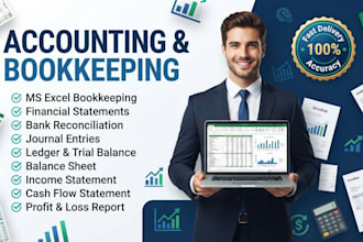 do accounting and bookkeeping using ms excel