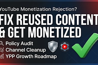 fix reused content issues and build a youtube monetization strategy you tube SEO