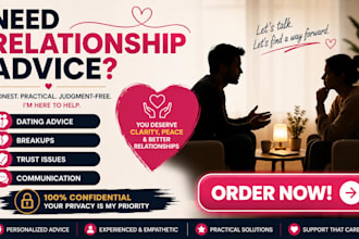 give professional relationship advice, dating guidance and emotional support