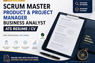 write ats resumes for scrum masters and pms