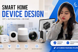 smart home device design for automation products and consumer electronics cad 3d
