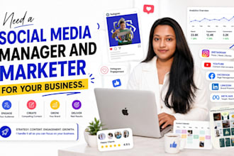 be your social media manager for content, growth, and ads