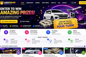 raffle, competition, giveaway, sweepstakes, ticket website