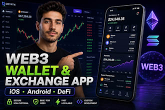 build a web3 crypto wallet and exchange app