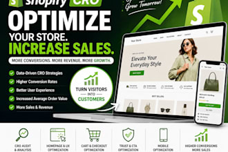 optimize your shopify store to increase conversions, sales