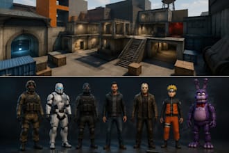 create custom gmod maps, playermodel, and weapon for garrys mod