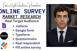 recruit 500 real targeted respondents to fill online survey questionnaire form