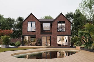 detailed planning permission drawing for rear extension, loft conversion 2d plan